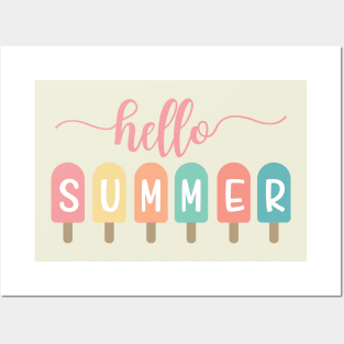 Hello Summer Posters and Art